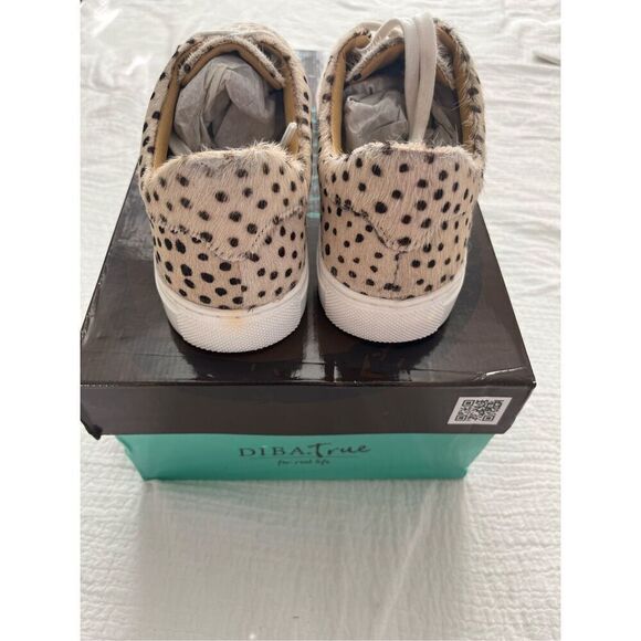 Diba True Gizz Mo Leopard Cheetah Print Lace Up Sneakers NEW - Picture 5 of 7
